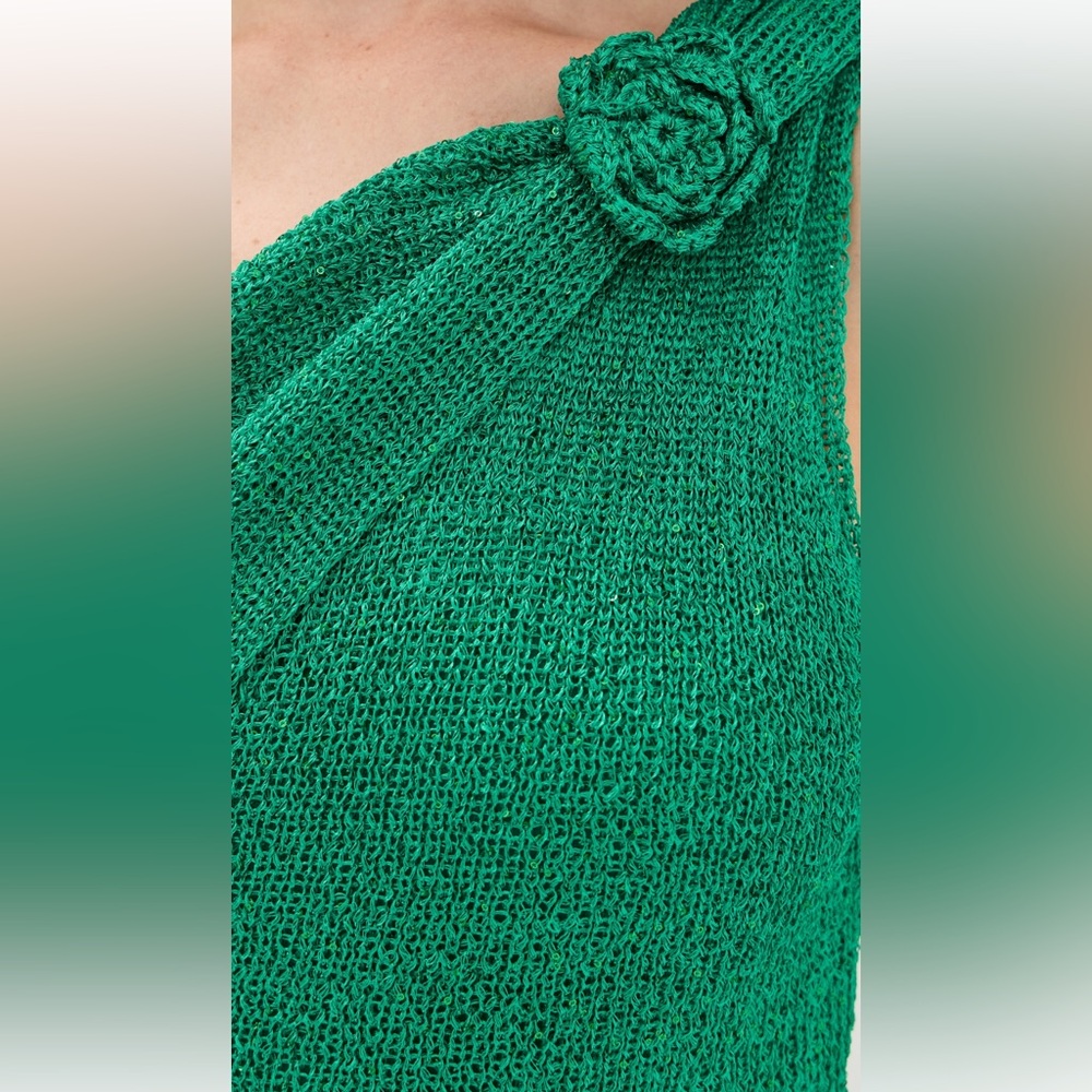 Runaway the Label Silvia Dress Emerald Green / Quality Fabric / XXS Gown Maxi - Picture 7 of 8